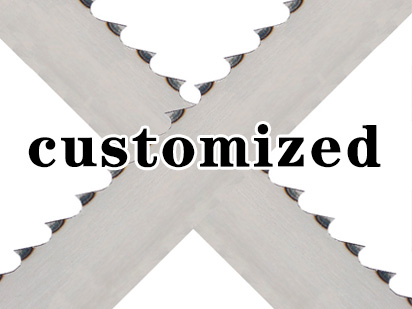 Meat band saw blade customized