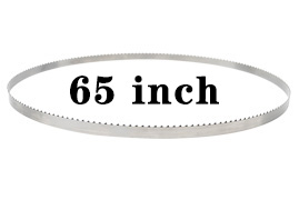 High Quality 65 inch meat and bone fast cutting butcher band saw blade for machine Frozen food process meat Shop Restaurant processed food 1651mm