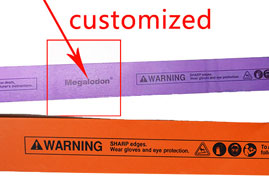 wrapper Packaging Band saw blade wrapping paper Orange Yellow Blue White Purple