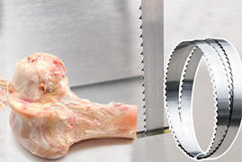 stainless steel usa 1650 mm 1850 meat and bone saw blade meat cutting 25 inch cutting butcher band saw blade for machine blade