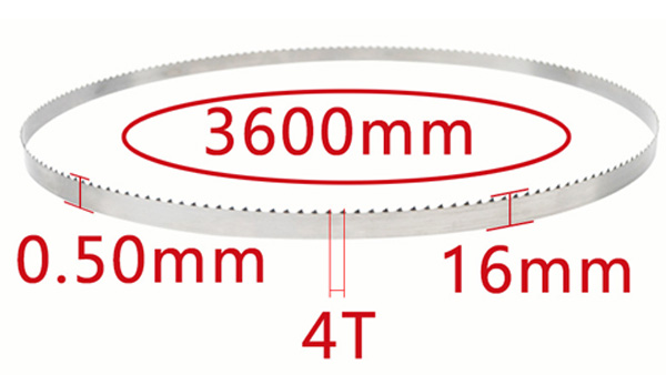 meat band saw machine blade size 3600 durable usa steel meat and bone cutting butcher band saw blade Fast cutting bone saw blade
