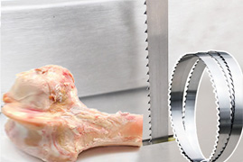 Durable imported bone sawing machine saw blade 250 120 1710 1745 1750 cutting bones for beef meat cutting machine saw blade 1650